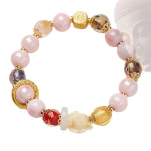 yonghegong pink bracelet for love & relationships