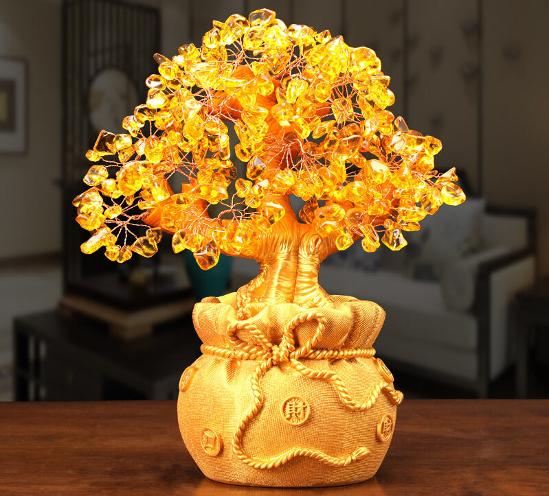 xuanyicrystal citrine display wealth & abundance ornament