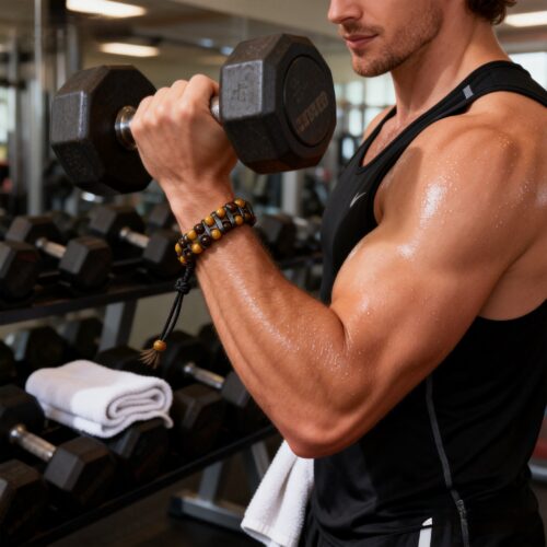 tiger's eye wealth bracelet for fashionable, attract wealth & aura