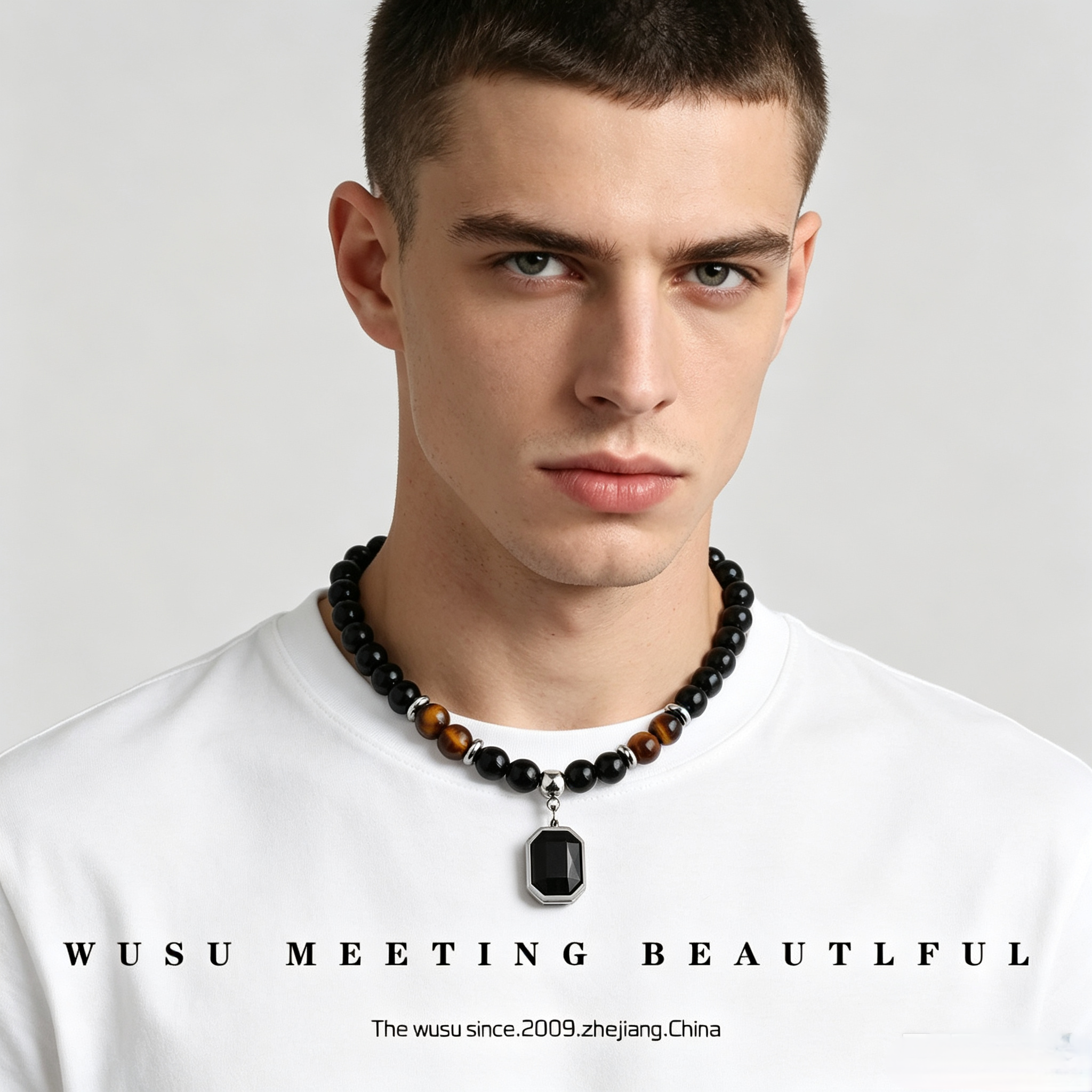 National Trend Obsidian Tiger Eye Necklace - Taoist Blessed Crystal Jewelry for Women - National Trend Obsidian Tiger Eye Necklace - Taoist Blessed Crystal Jewelry for Women - Image 3