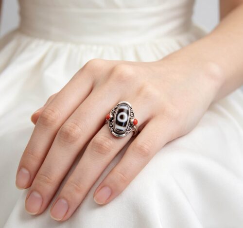 Tibetan Handmade 925 Silver Ring | Adjustable Open Ring Vintage Ethnic Unisex | Chunky Statement Jewelry for Men & Women photo review