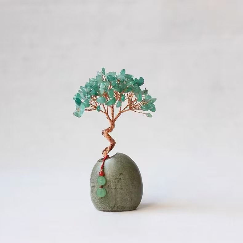 5-Color Crystal Money Tree | Handmade Multi-Gemstone Wealth Tree | Feng Shui Prosperity Decor Gift - 5-Color Crystal Money Tree | Handmade Multi-Gemstone Wealth Tree | Feng Shui Prosperity Decor Gift - Image 7
