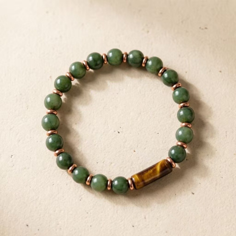 Crystal Birthstones by Month: A Modern Alternative to Traditional Birthstones - Green aventurine and tiger eye bracelet